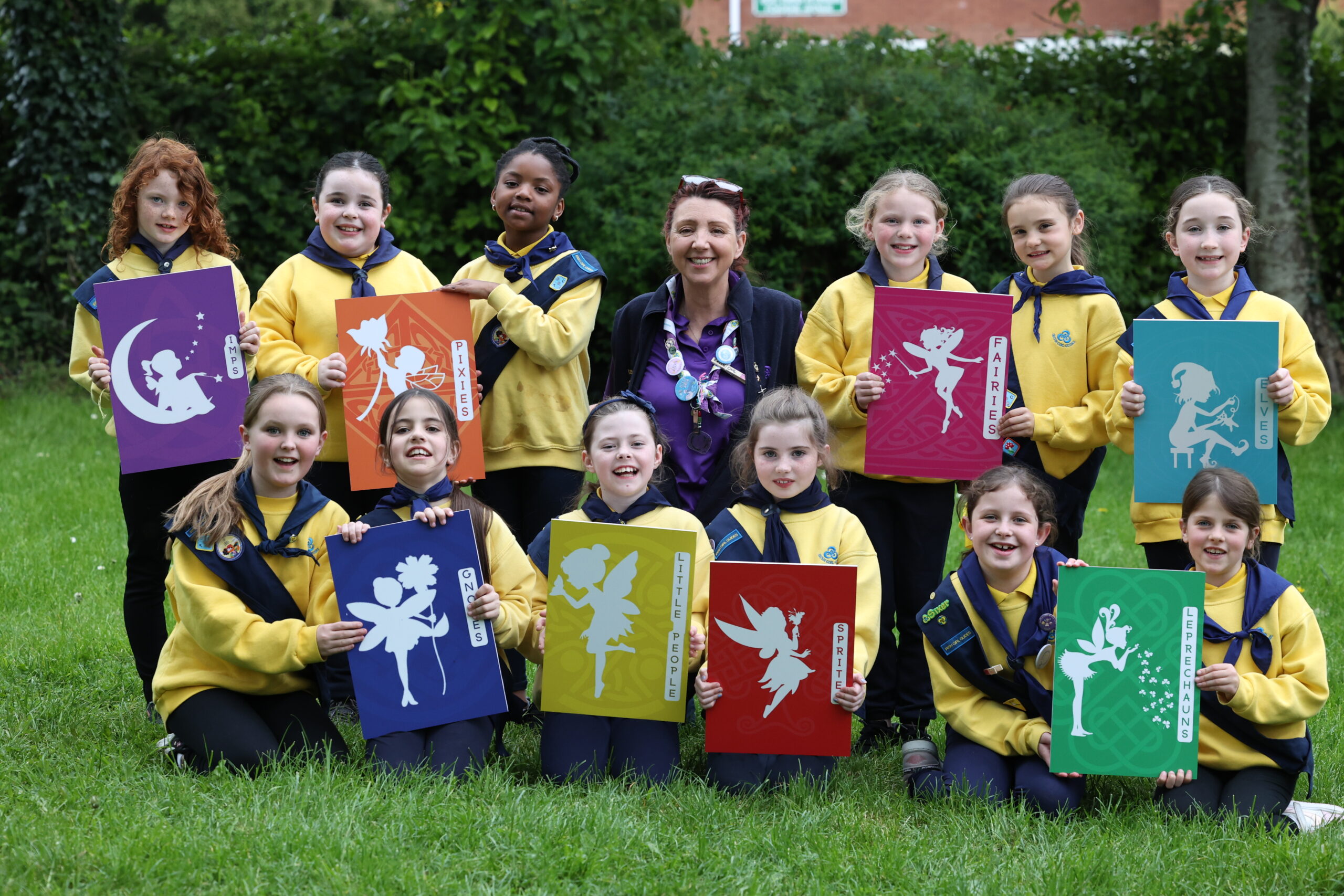 IGG Brownies Sixties Badges Tir na Nog Unit