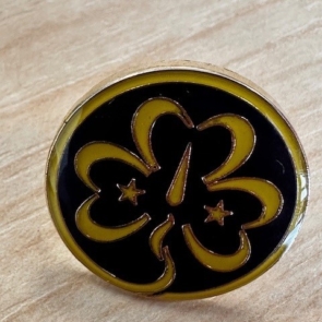 world badge metal