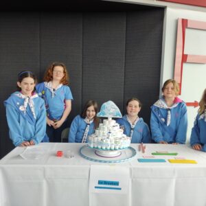 Kingfisher Patrol team with Ice Breaker Game - Celbridge Liffey Guide Unit 2