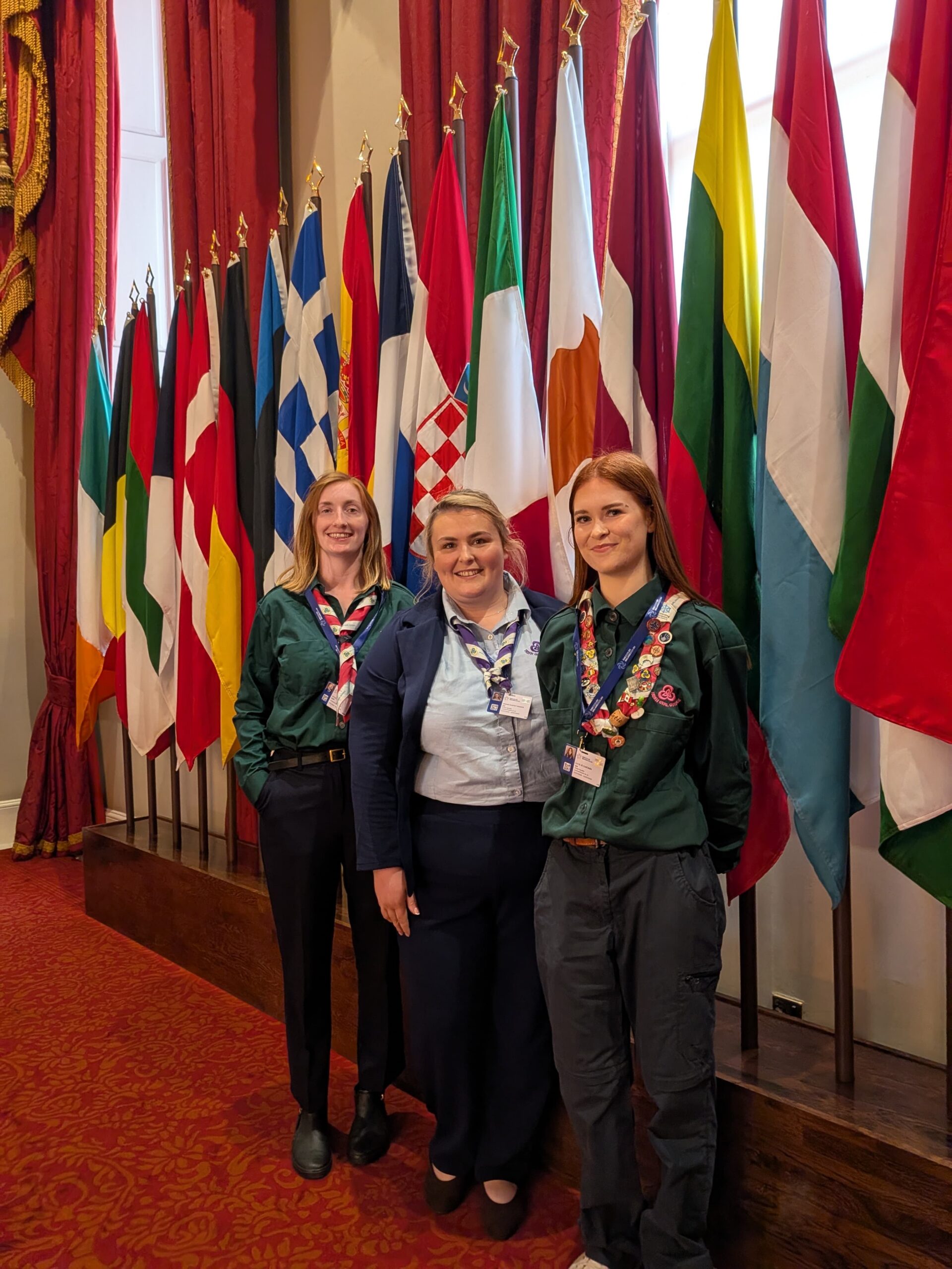 Ceremony of Ireland’s EU Presidency_Chair of Government, Chief Commissioner, Senior Branch member of Youth Advisory Panel